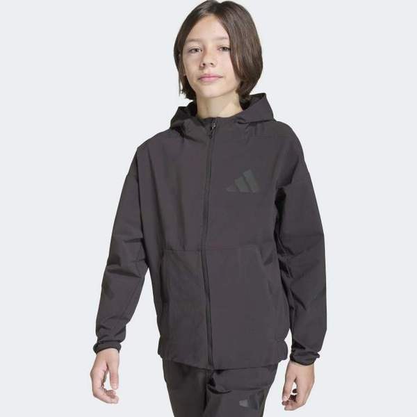 Adidas Kids Woven Travel Cover Up Track Top Z.n.e.