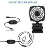 Single Head Aquarium Chiller Fan Adjustable Angle Aquarium External Fan  Fishbowl