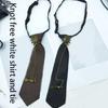 2000s School Uniform Tie Steampunk Fashion Anime Costume Neck Tie Party Neckwear
