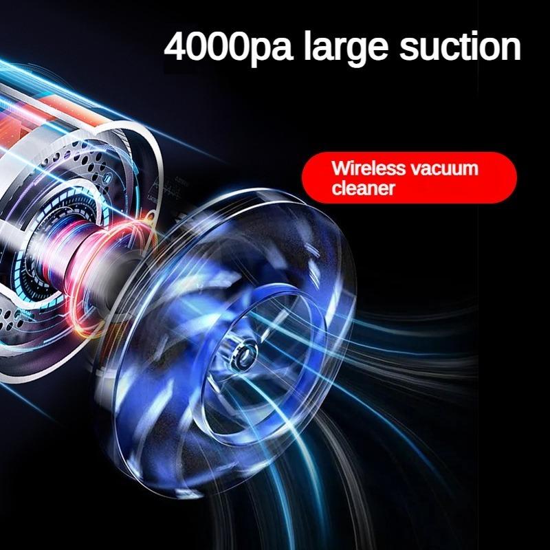 Car Cleaner Car Household Wireless High-Power Folding Strong Suction Handheld Small Vacuum Cleaner Car Supplies