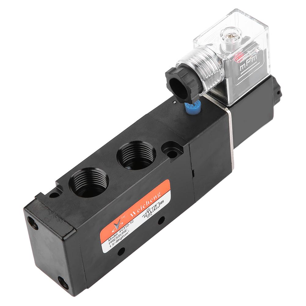 G3 8  Solenoid 4V310 10 2 Position 5 Port Pilot Operated Electromagnetic Valve (AC220V)