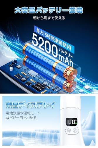 Neck Fan, Neck Cooler, "2024 Summer Innovative Instant Cooling Neck Fan," Portable Fan, Bladeless, with Cooling Plate, 2 Cooling Modes, 3 Airflow Sett