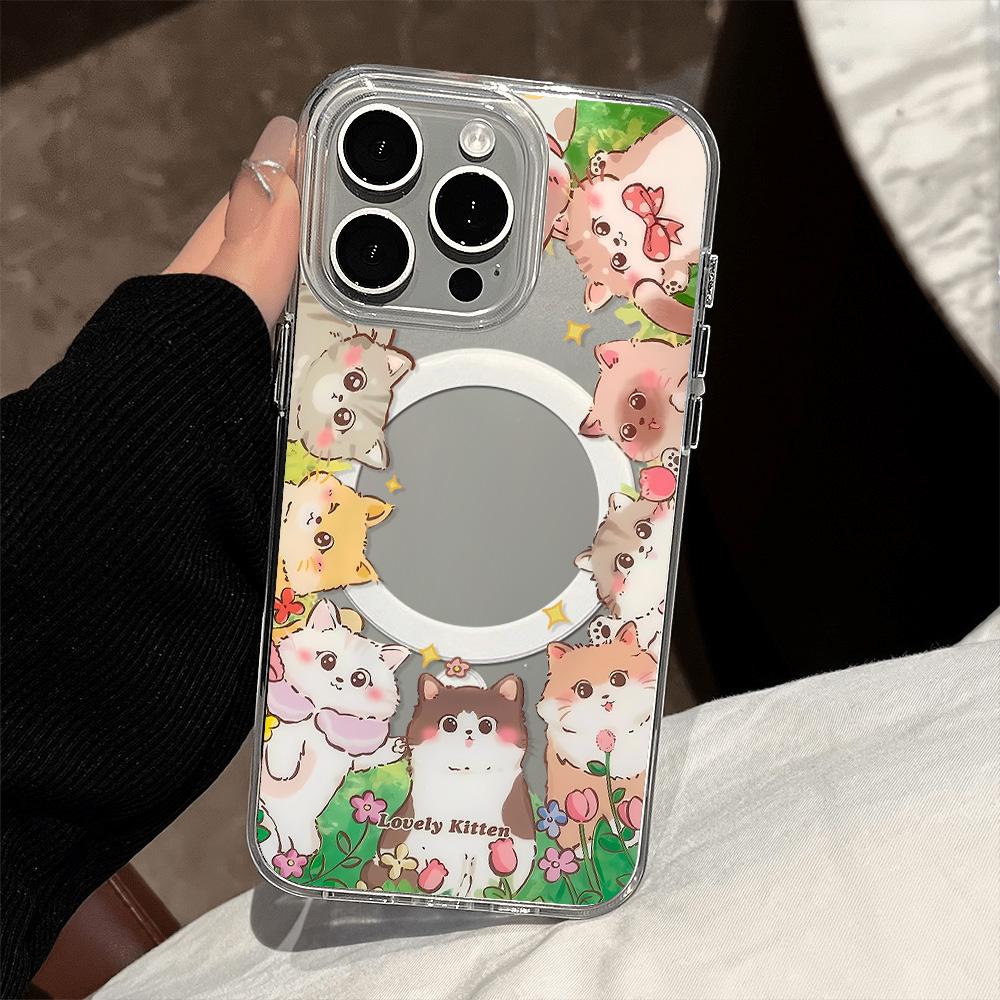 Magnetic Phone Case for iPhone 11 12 13 iPhone 13 14 15 Pro 15 16 Pro Max Samsung A15 A16 A25 A26 A55 A56 S25 S24 S22 S23 Ultra S25 Edge