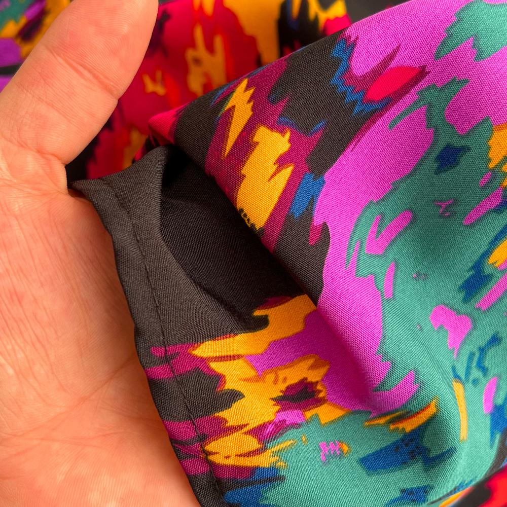 Nowa jesienna moda damska sukienka z kwiatowym nadrukiem skręcić w dół kołnierz z długim rękawem jednorzędowa linia w stylu vintage Midi sukienki imprezowe