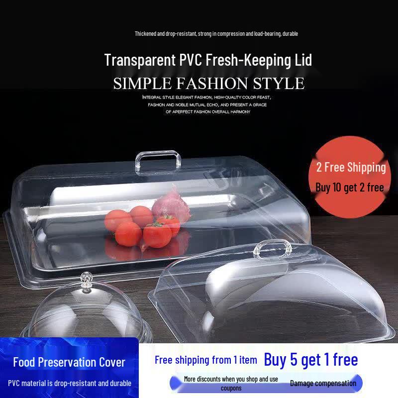 Biaoxing Rectangular Transparent Plastic Food Cover