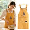 Breathable, Water-Repellent Unisex Kitchen Apron - Stain-Proof & Dirt-Resistant Waist Style
