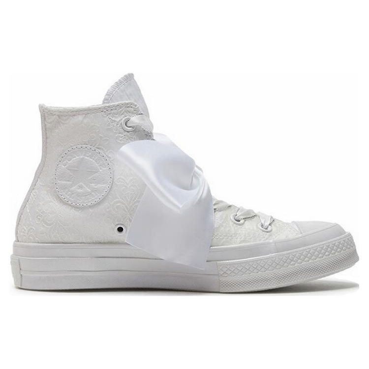 Converse 1970er Chuck Taylor Schleife Hochzeit High-Top Canvas Schuhe Unisex Sneaker Weiß A07078C