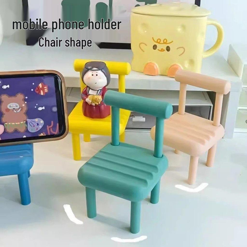 Compact Creative Folding Stool & Phone Holder