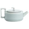 Ice Gray Glaze Geometric Teapot Porcelain Kung Fu Single Home Reception Teapot with Filter Ball Holes Little Tea Infuser