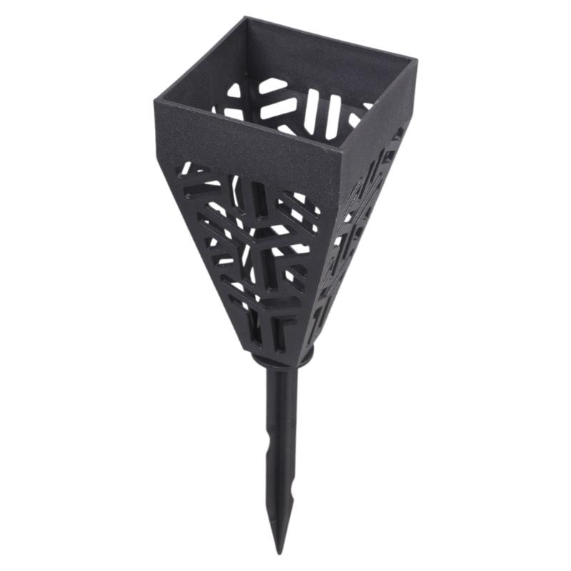 Cemetery Vase Decorative Plastic Cone Shaped for Lawn and Graveyard with Drainage Hole Grave Decoration