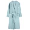 Nachthemd Damen Frühling und Herbst Baumwolle Langärmelig Herbst Baumwolle Mittel und Lang Bademantel Pyjama Damen Integrierter Yukata Loungewear