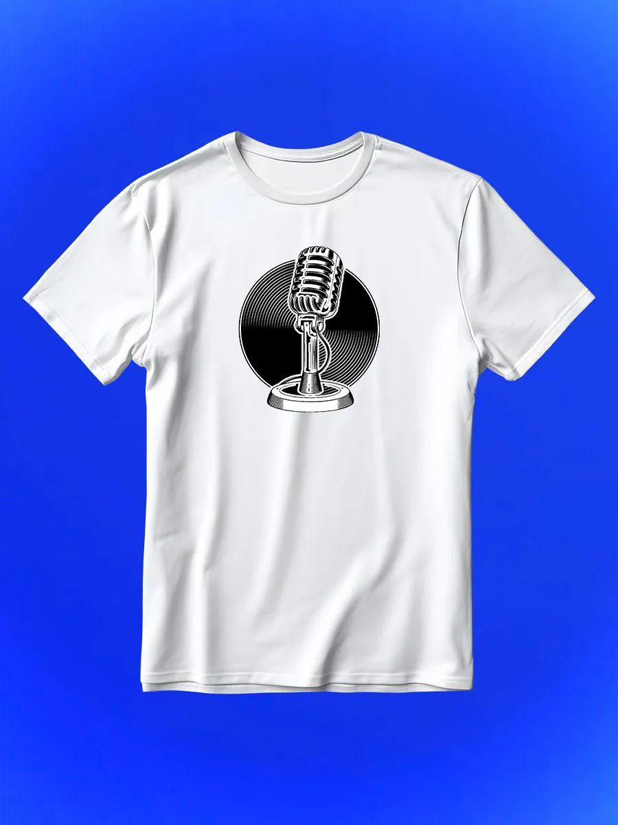 Футболка с микрофоном 4XL