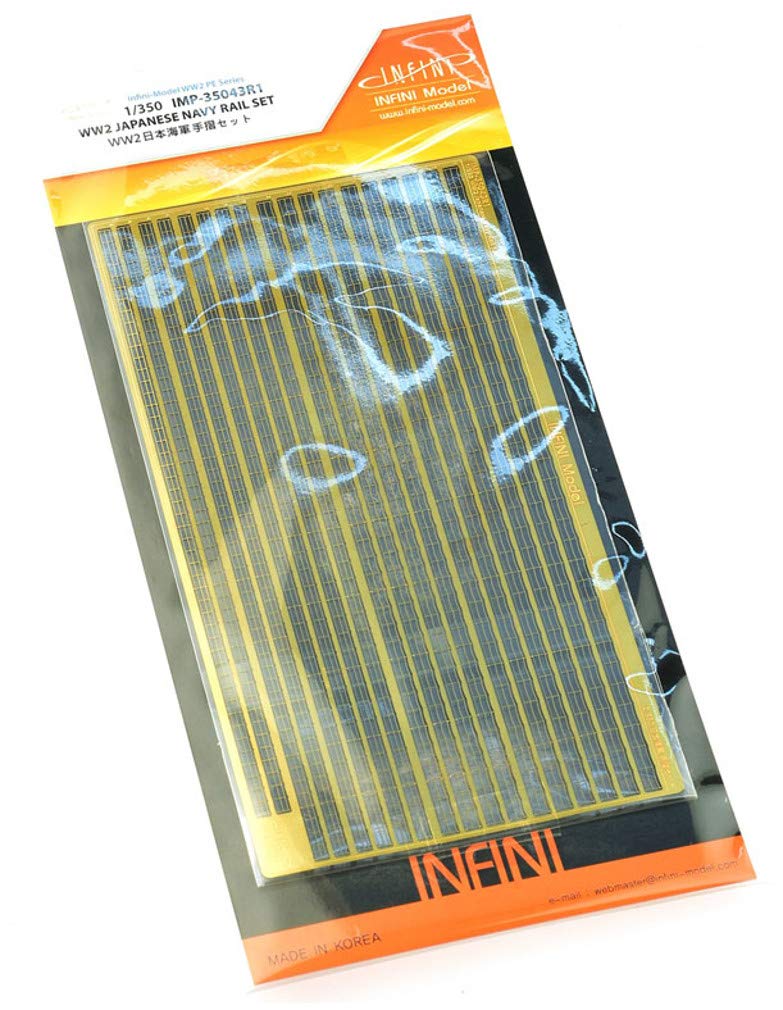 

Infinimodel 1/350 IMP Series Japanese Navy Handrail Plastic Model Parts IMP3543
