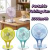 Lightweight Foldable Mini Fan Quiet Operation Portable Desk Fan USB Powered Fan  Desktop Use