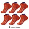 6 Pairs Mesh Socks Men's Summer Man Short Socks Breathable Ankle Socks Cotton Sports Socks Black Thin Cut Run Men Socks