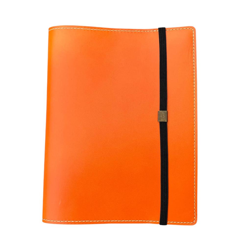 Roost Outdoors Echte Leder Verstellbare Buchhülle, A5 Größe (Kamel)