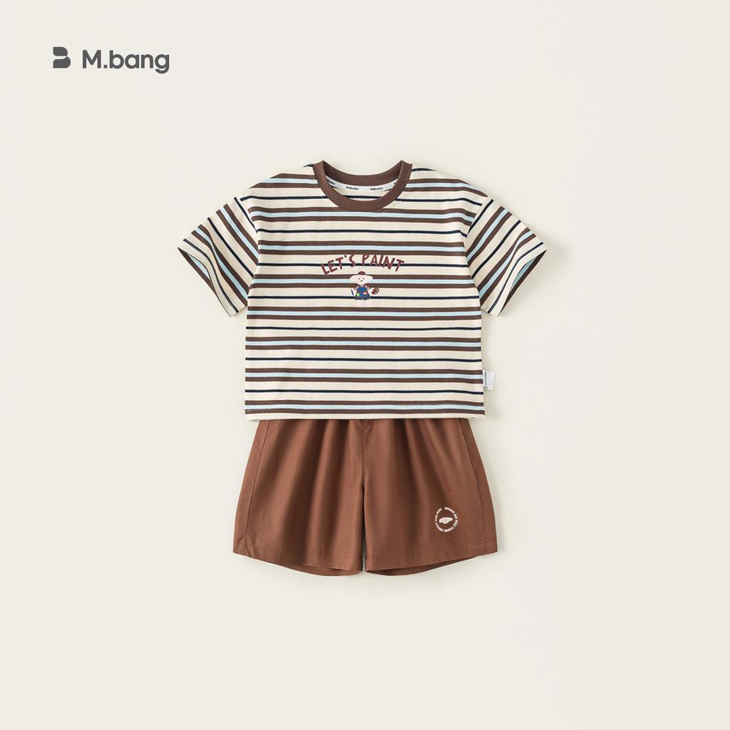 Boys Short Sleeve T Shirt And Shorts Set With Cotton Material For Summer Play
