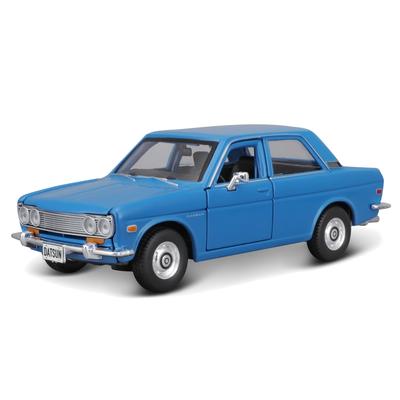 Maisto Nissan 1971 Datsun 510 Blaues Mini-Auto Diecast-Auto Fertigprodukt 31518 BU 1/24
