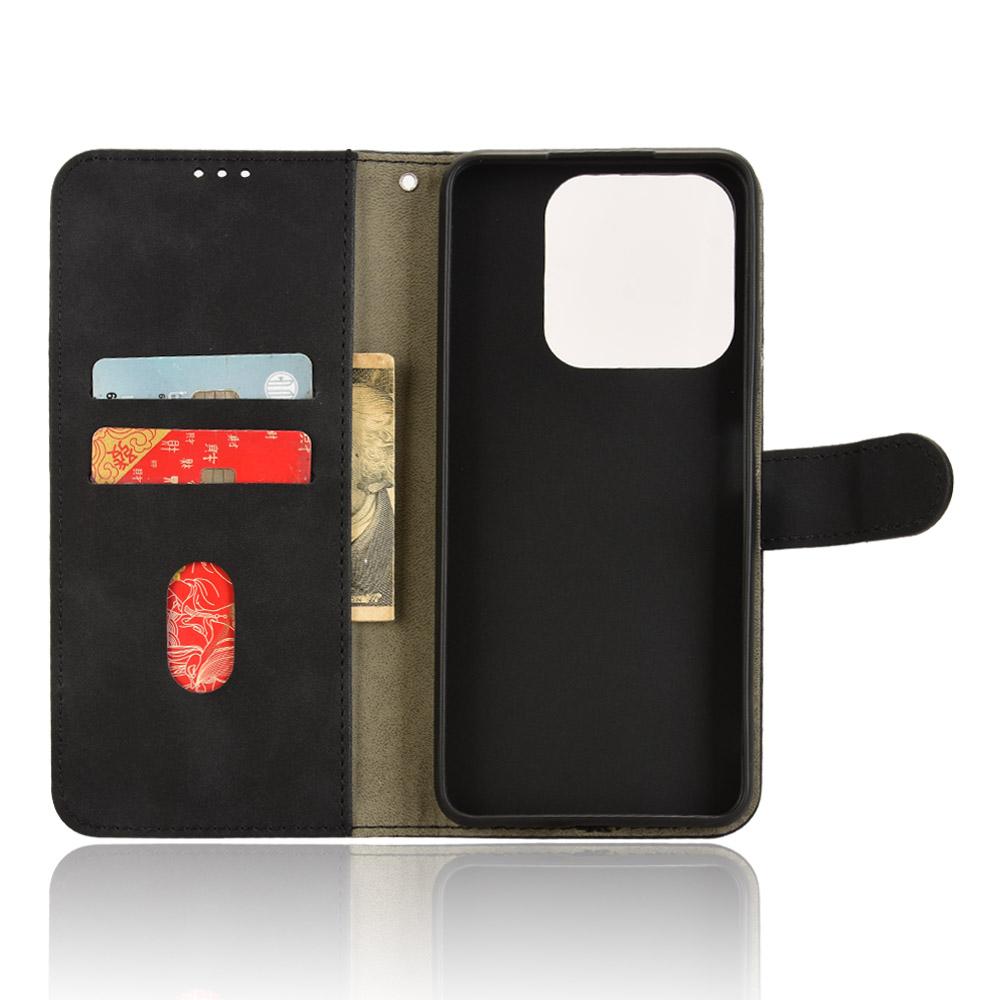 For ZTE Blade A75 4G Leather Case Skin-Feel Anti-Drop Wallet Flip Phone Cover