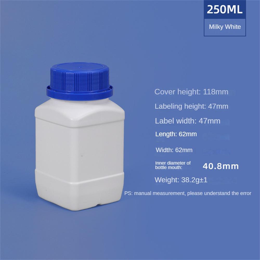 

Пустая бутылка HDPE с крышкой, многоразовая, герметичная, многоцелевая, 250/500/1000 мл, упаковка для кухонных реагентов, пустые герметичные бутылки