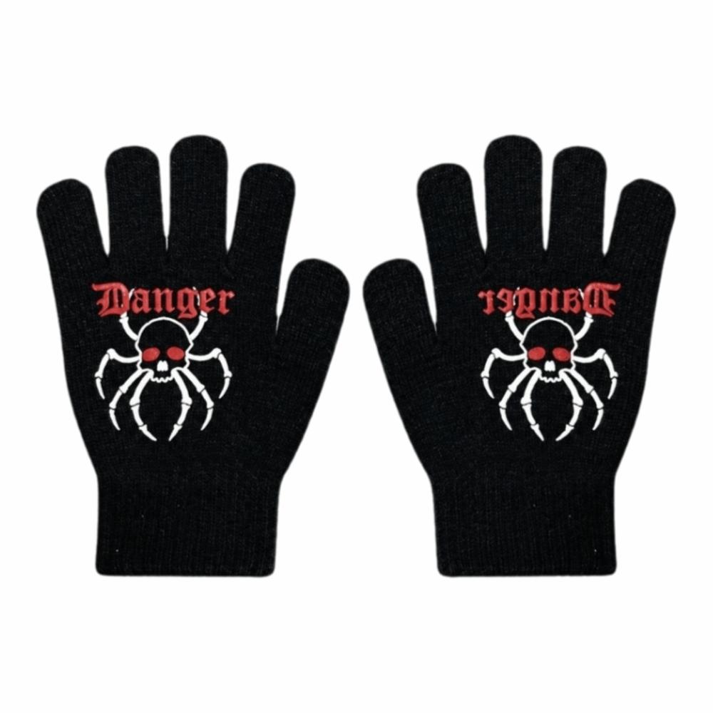 Cartoon Print Children Winter Warm Gloves Full Finger Thermal Gloves  Outdoor Play