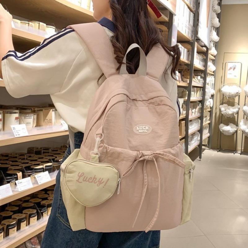 Süß College Stil Große Kapazität High School Schüler Schatz Schultasche Damen Pendler Vielseitiger Rucksack College Student Rucksack