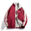 Reversible Jacket, Spring and Autumn New Style, Double-sided Jacket, Men's Stand-up Collar Striped Jacket