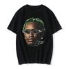 Rapper Tupac Top Streetwear Hip Hop Streetwear Short Sleeve Graphic Print T Shirt Men Women Harajuku Y2K Fashion Loose Oversized Summer New Tee