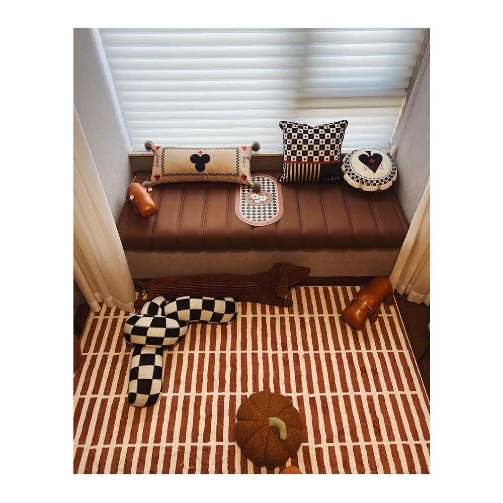 

Nordic Water Absorbing Anti Fading Carpets for Sofa Bedroom Living Room Home Decor 60*90cm