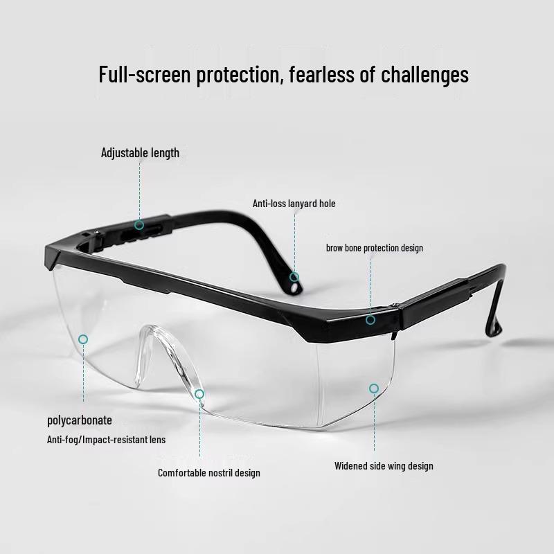 Men's Cycling Protective Goggles - Dustproof, Windproof, Anti-Splash, and Anti-Blue Light.
