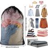 1PC Wash Delicates Fine Mesh Drawstring Laundry Bag 60x90cm Anti Snagging for Blouses Hosiery Underwear