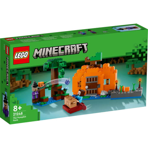 LEGO Minecraft Pumpkin Field Toy Present Birthday Block Christmas Boys Girls Children 8 Years Old 9 Years Old 10 Years Old Elementary School Student M