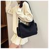 Canvas Bag Messenger Bag Fashion Simple Shoulder Bag Large Capacity Women's Bag Commuter Bag