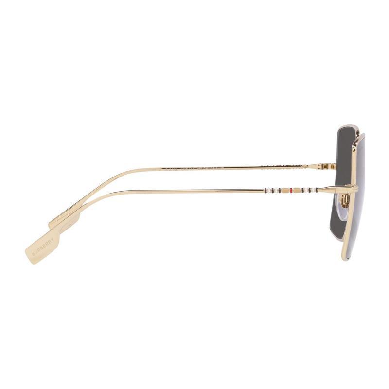 Burberry Minimalist Metal Irregular Metal Unisex Brown