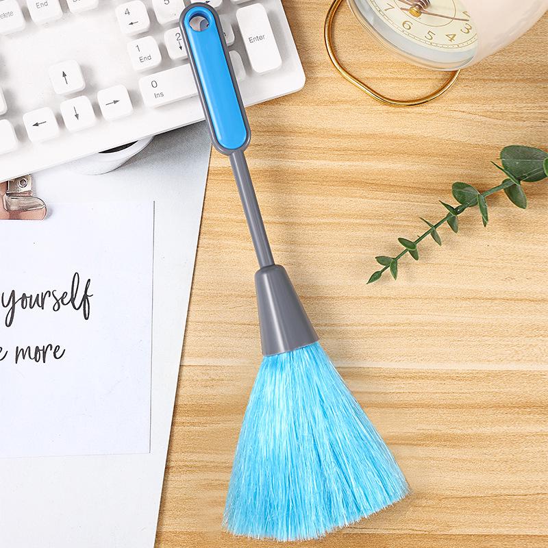 Plastic Long-Handle Multifunction Feather Duster with Round Head