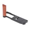 L Shape Grip Fit for   S9 Camera Wood Aluminum Alloy L Shape Handgrip with QR Plate 1Celsius4 Inch Screw Hole
