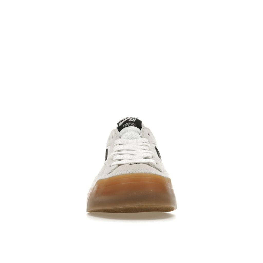Nike Zoom Pogo Plus SB White Black Gum Women Sneakers Gum-Light-Brown DR9114-101