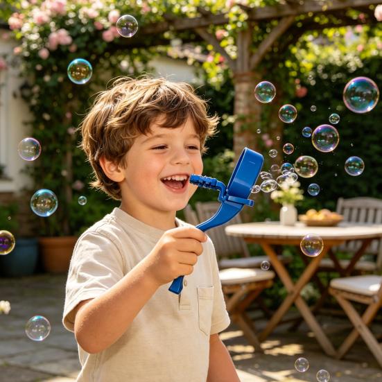 Soap Bubble Pipe Retro 3D Printed Bubble Blower Wand Novelty Toy for Kids Adults Outdoor Fake Bubble Pipe Stress Relief Toy for Parties Backyard Park