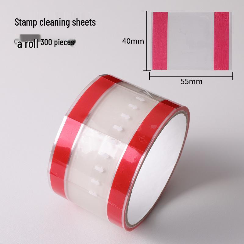 

Nail Stamp Cleaning Sheets - Multifunctional Disposable Glue Removal Tape for Salons