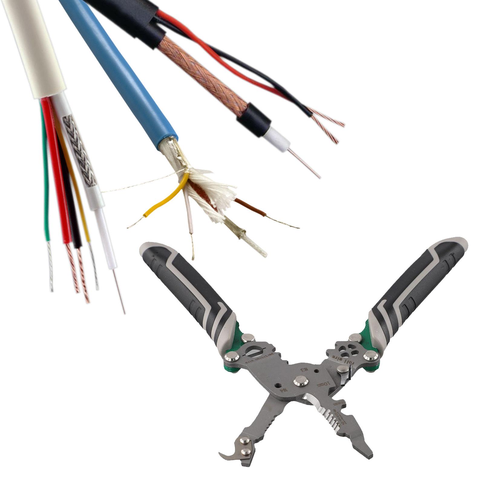 

Wire Cutting Tool Wire Crimper For Home Use Broad Stripping Range Chromium-Vanadium Steel High Hardness Cutting Plier China Mainland