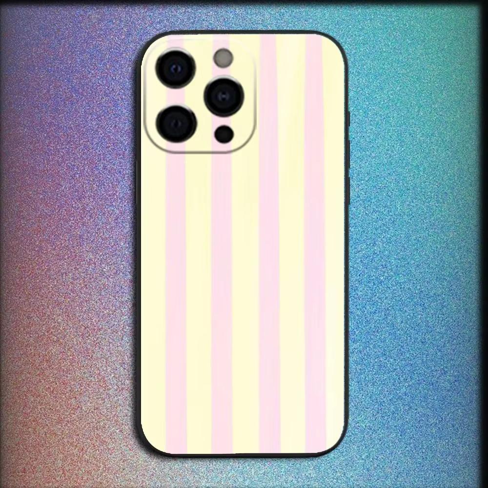 Artistic Color Stripes Phone Case For iPhone 17 Air 16 e 15 14 13 12 11 Pro Max Plus Mini SE 2020 2022 Shockproof Cover Funda