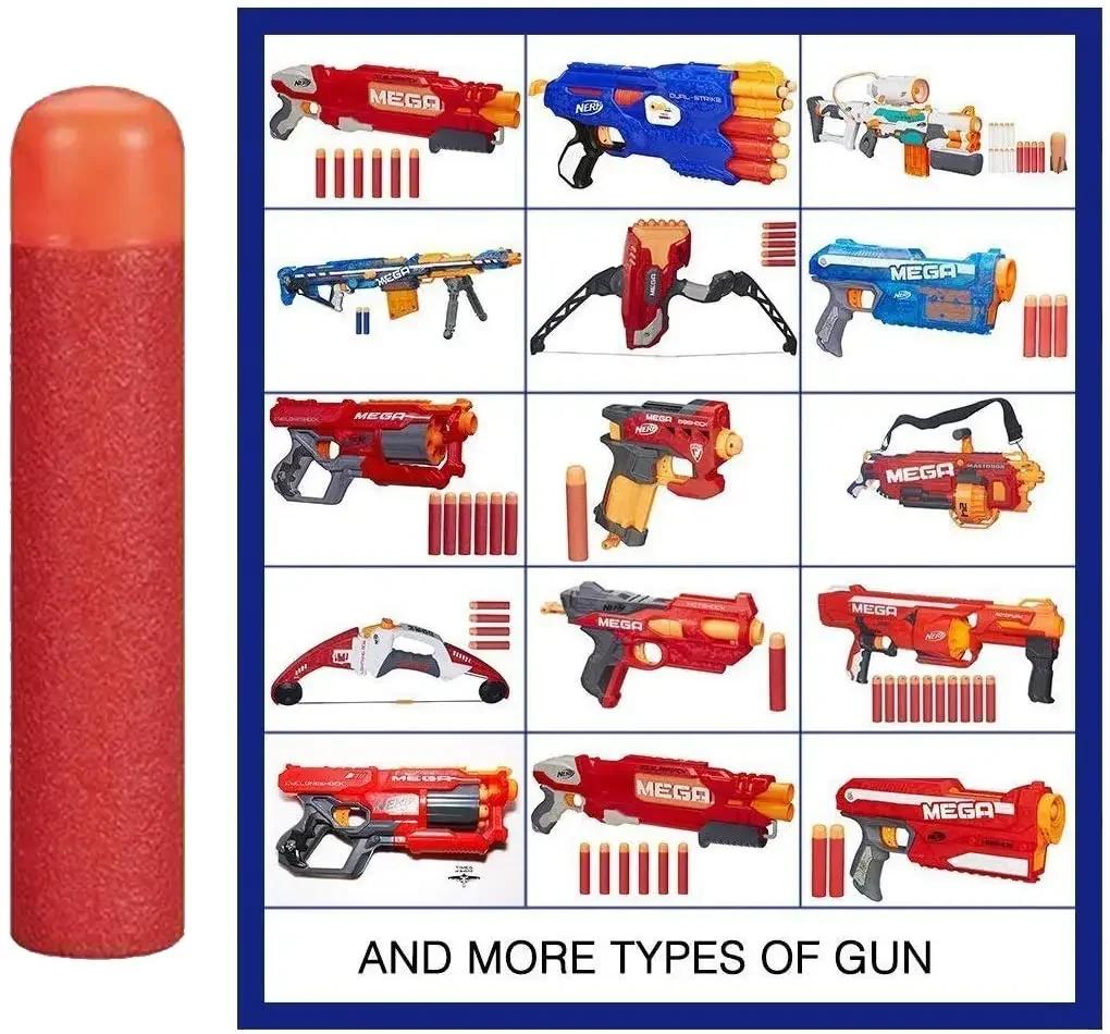 M120 Pack Refill Darts 9.5cm Foam Blaster Refill Bullets Compatible For Mega Guns Foam Toy Darts For Kids Birthday Gift