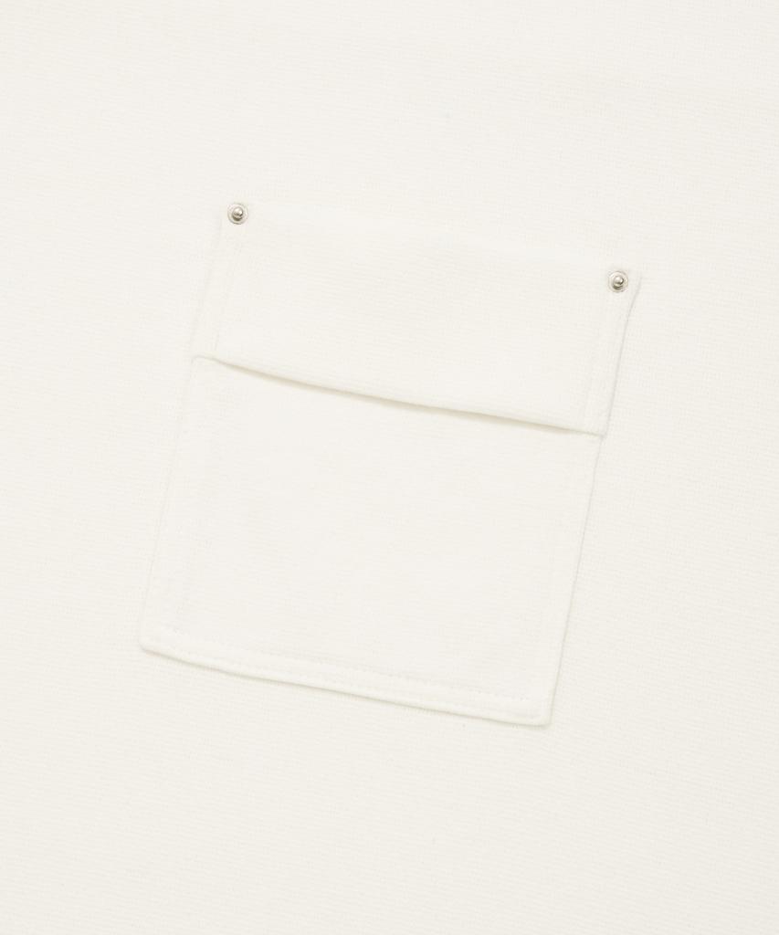 COVERNAT Round Pocket T-Shirt White