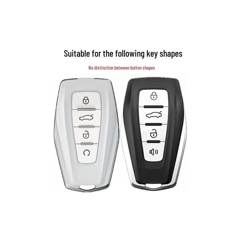 Premium Key Case for Geely Binrui 18-21: Full Coverage & Unisex Keychain
