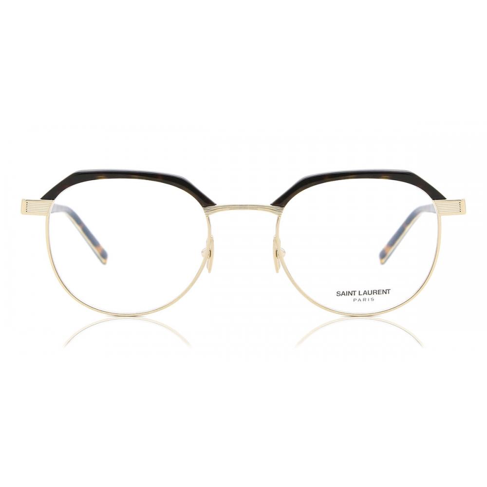 

Saint Laurent Sl 124 003 Unisex Eyeglasses Tortoiseshell/50