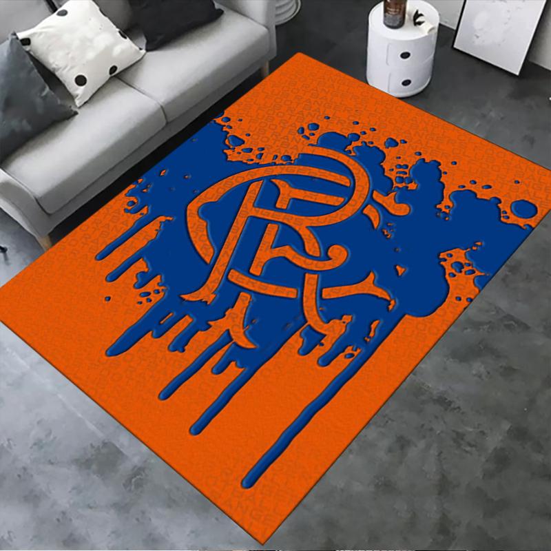 

2025 New Rangers F.C Carpet Rug for Living Room Bedroom Home Sofa Decoration,Kids play Non-slip Floor Mat126 40x60cm( 15x23in )
