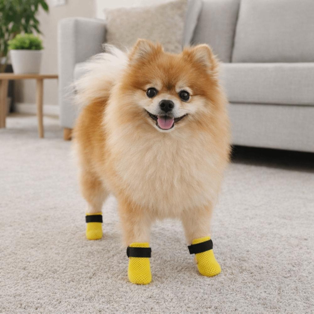 Mesh Cat Anti Scratch Cover Anti-Slip Cat Breathable Shoes Dog Socks  for Cats and Dogs