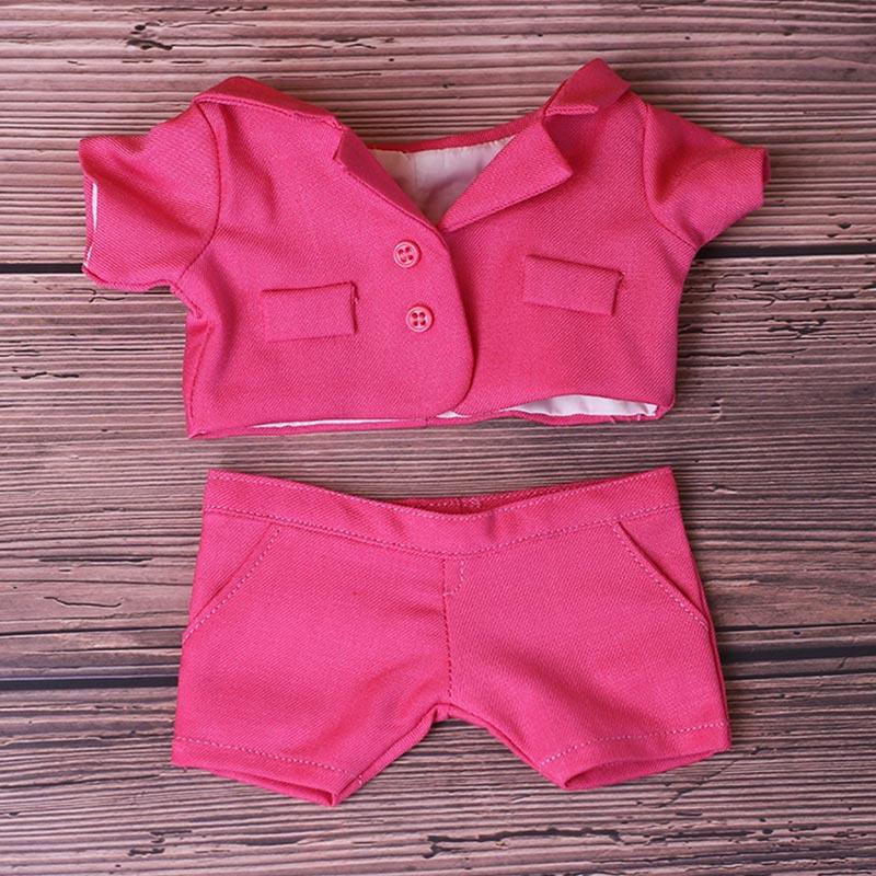 For 15cm 20cm Plush Cotton Doll Clothes Formal Suit Pants Set Plush Stuffed Doll Outfit Accessories Changjing Dress Game Toys