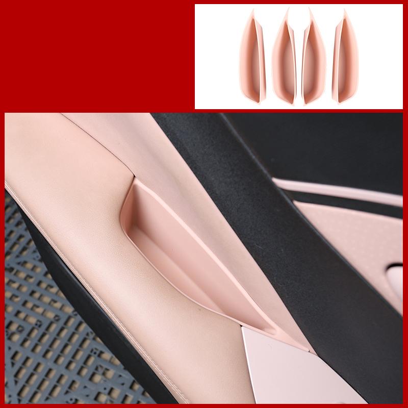 For BYD Seagull Dolphin Mini Car Styling Door Storage Silicone Pad Interior Special Items Storage Box Storage Bag Accessories
