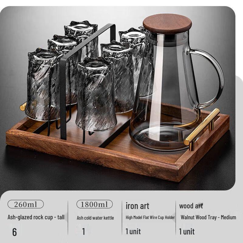 Vintage Embossed Glassware Set